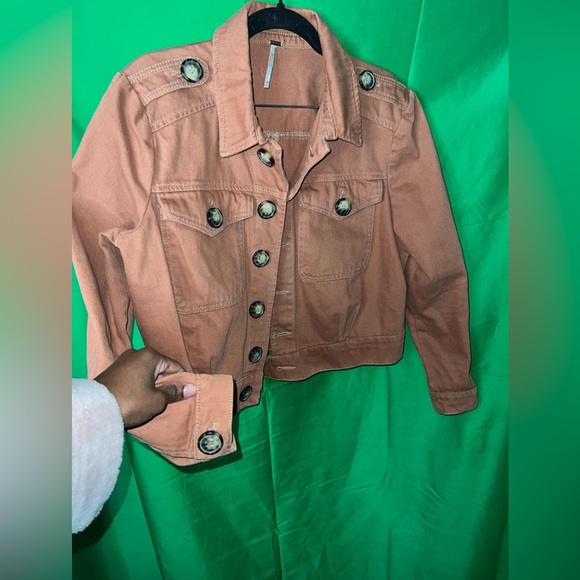 Free people denim jacket size extra small 100% Cotton - Picture 4 of 10